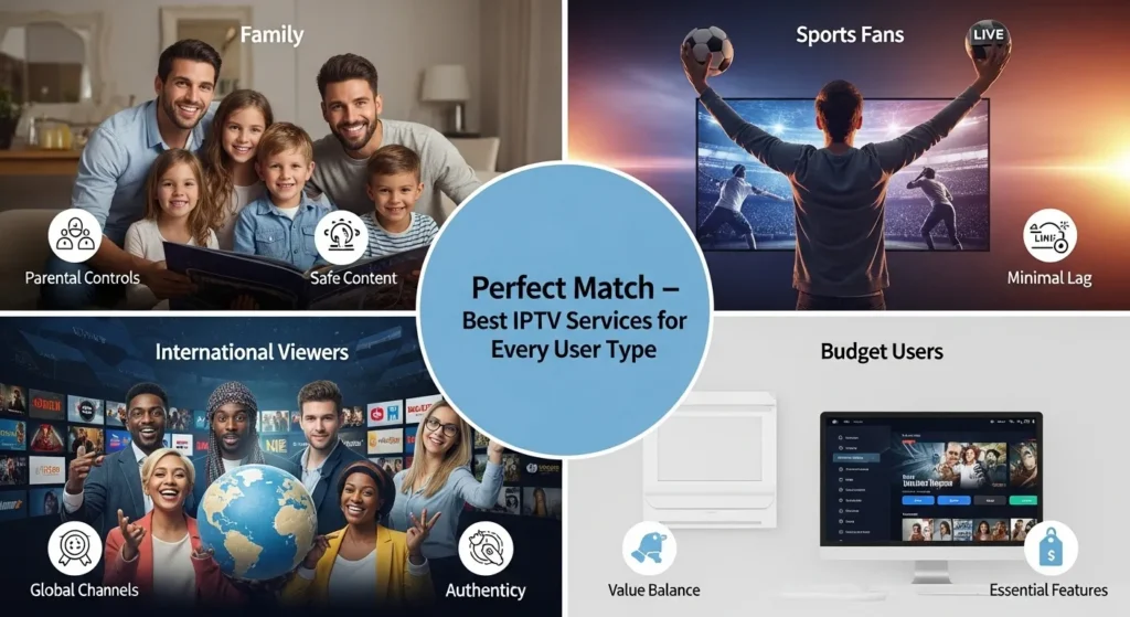 Best IPTV for Different Users