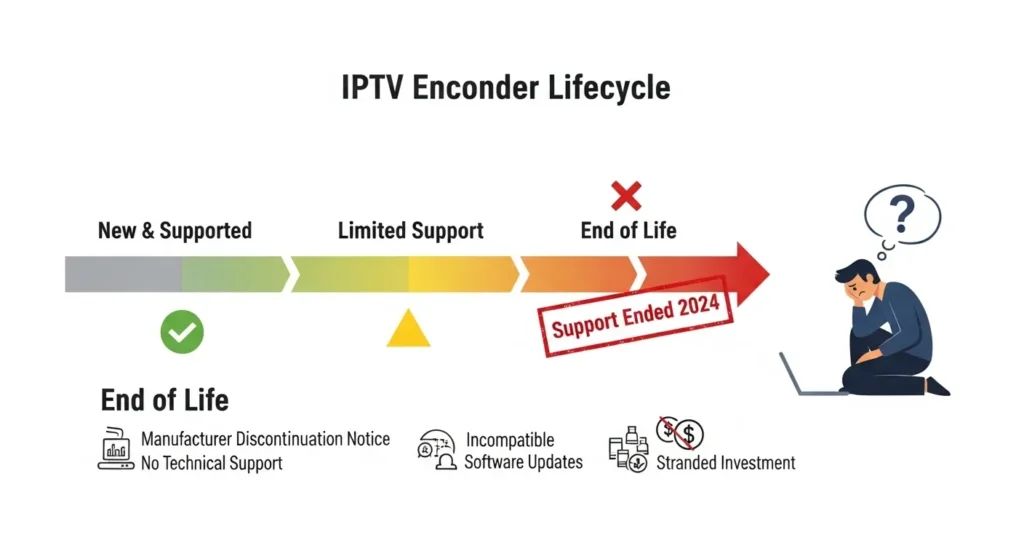 Choosing a Device Without Long-Term Support Availability IPTV encoder