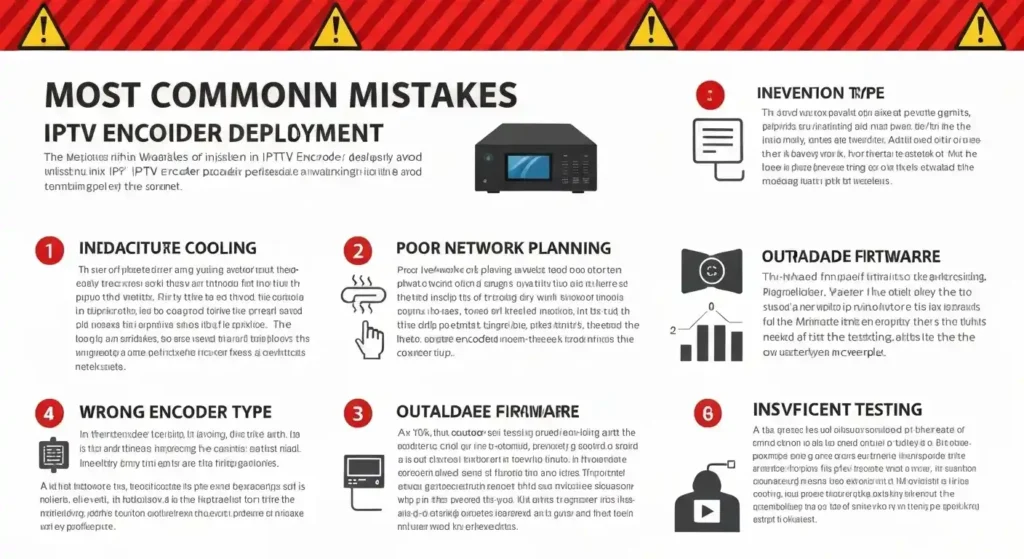 Common Encoder IPTV Mistakes to Avoid