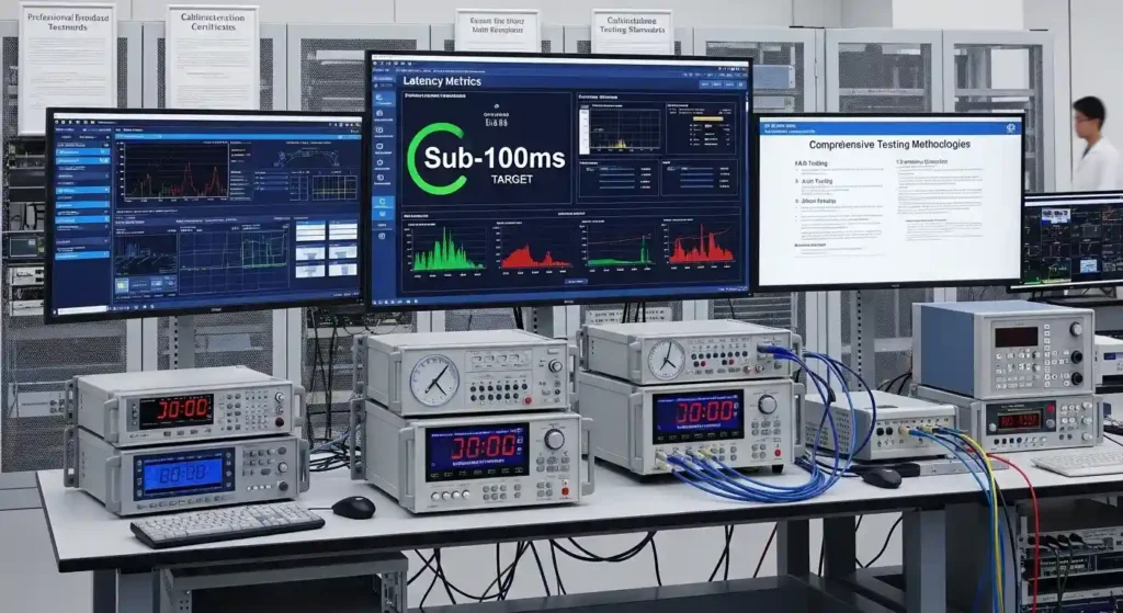 Conduct Comprehensive Latency Performance Testing IPTV encoder over 2500
