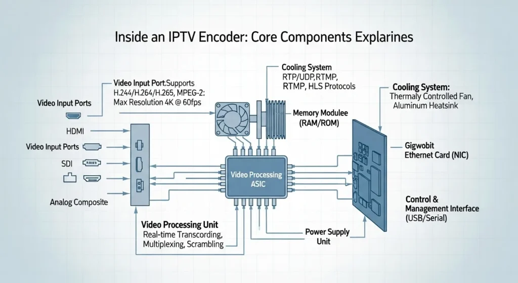 Core Components of an IPTV Encoder