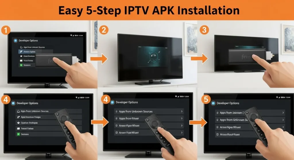 Step-by-Step Firestick IPTV APK Setup Guide Best USA IPTV APK Firestick