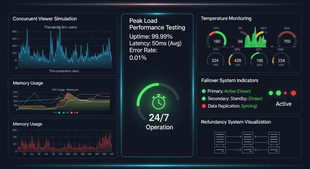 Tip 4 Test Reliability and Performance Under High Traffic Loads IPTV encoder