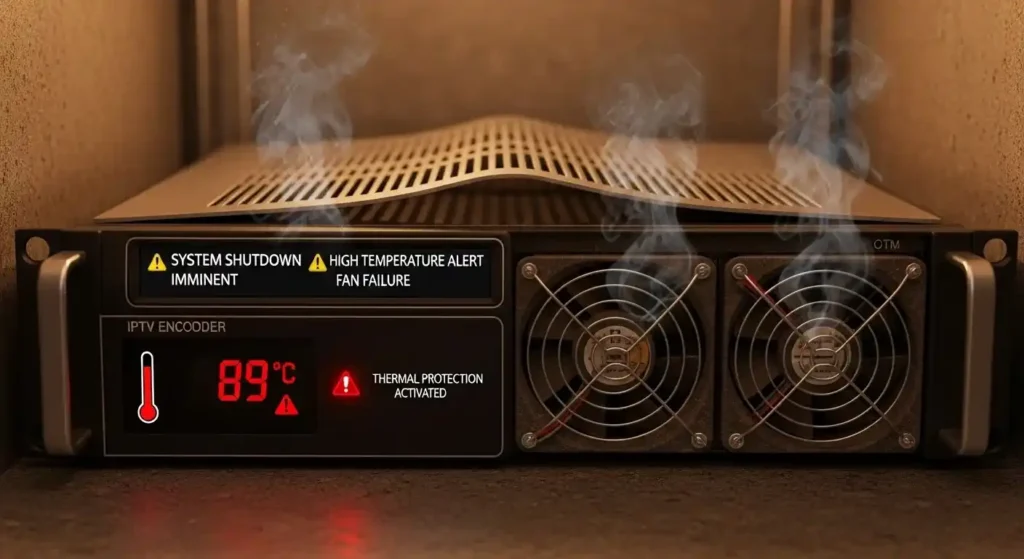 Underestimating Cooling and Environmental Requirements IPTV encoder