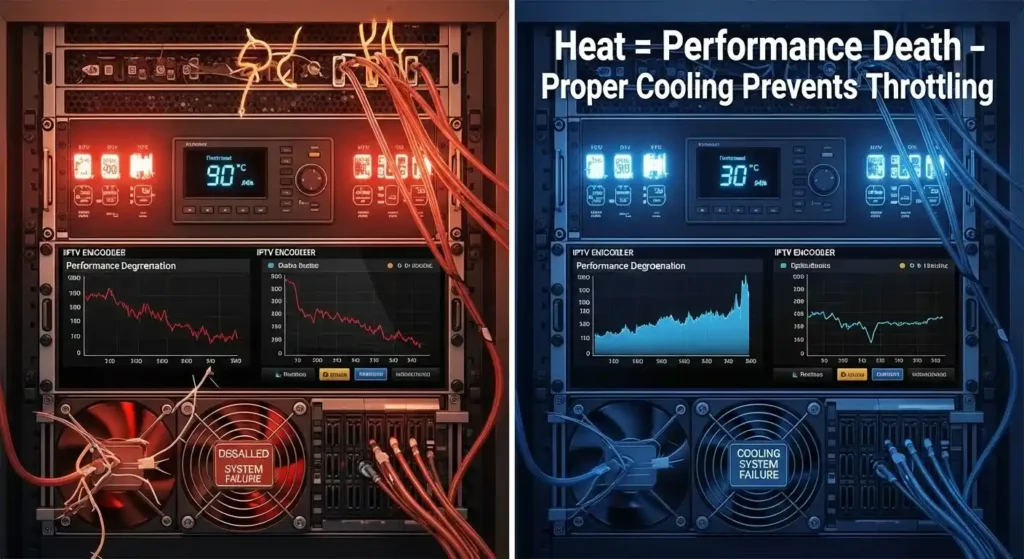 Underestimating Cooling and Environmental Requirements encoder IPTV