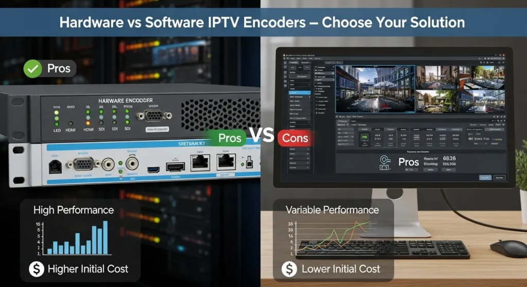 Understanding IPTV Encoders Hardware vs. Software