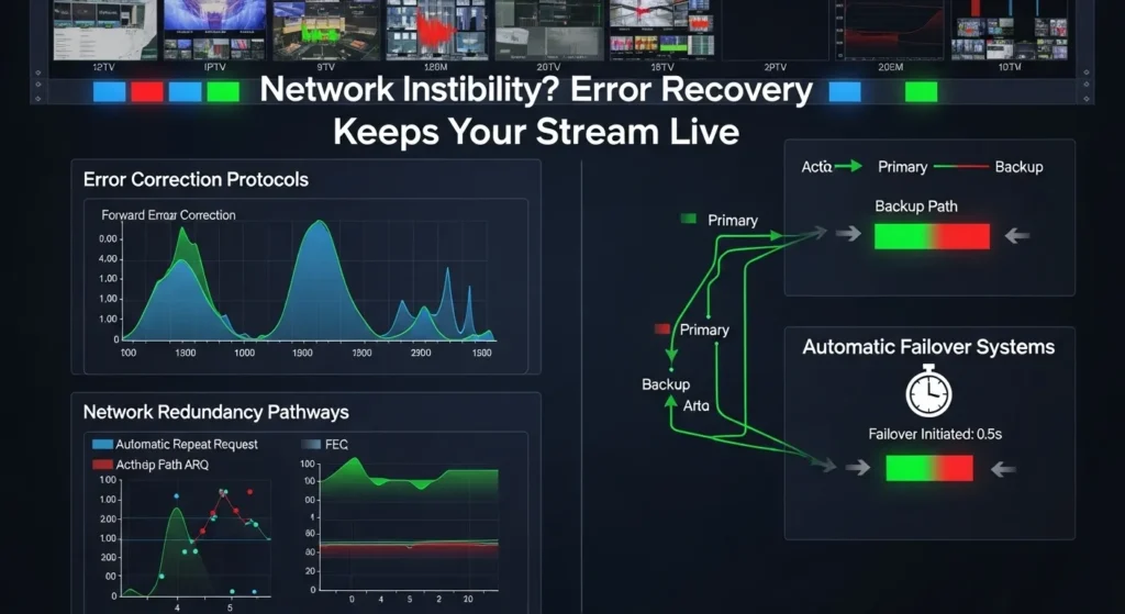 Weak Error Recovery in Unstable Network Conditions IPTV Encoder