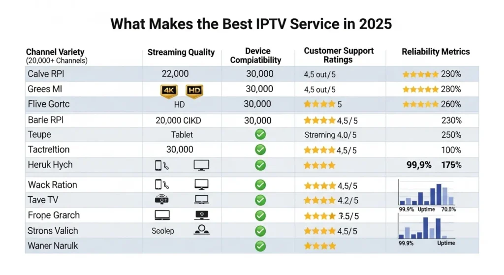 What Defines the Best IPTV Service Key Features to Consider