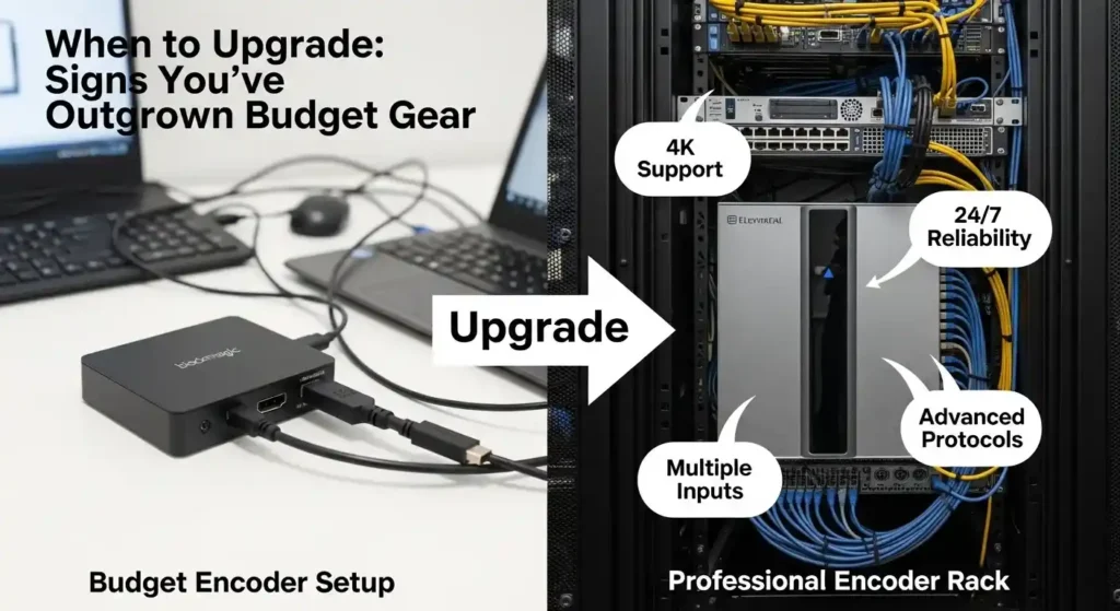 When to Upgrade Beyond 500$ IPTV encoder Under 500