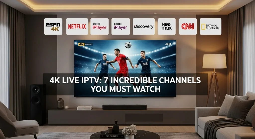 4K Live IPTV: 7 Incredible Channels You Must Watch