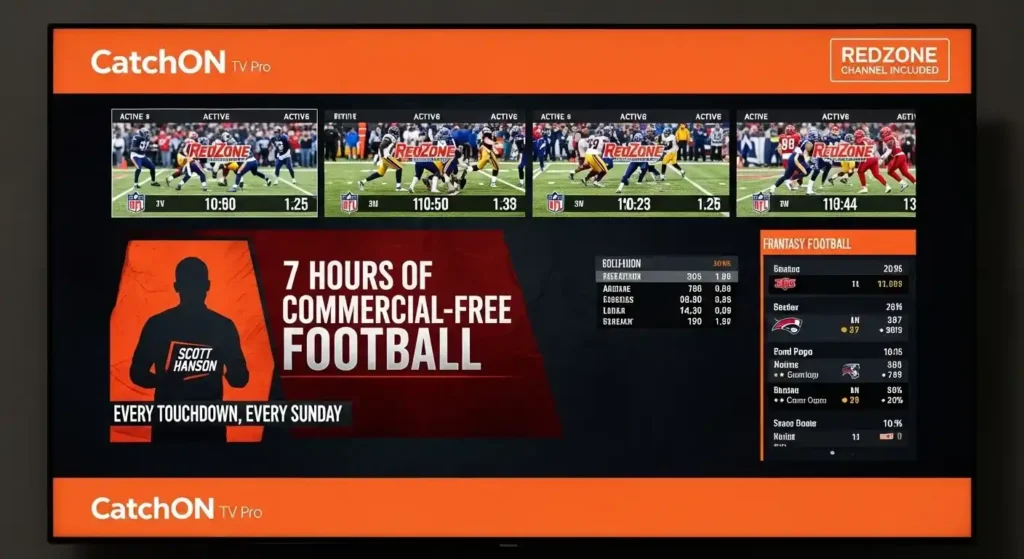 Comprehensive NFL Coverage Including RedZone IPTV NFL
