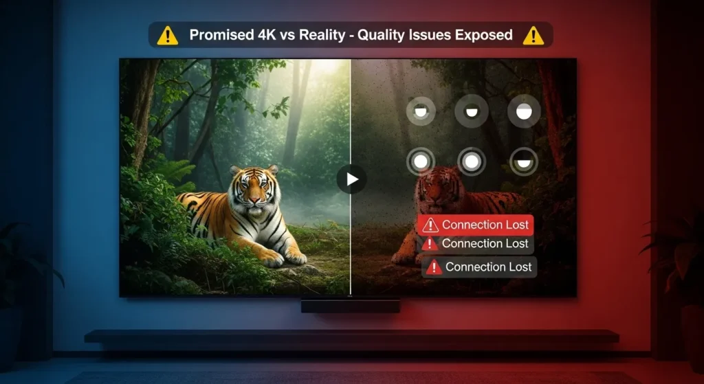 Content Quality & Reliability Issues Extreme IPTV