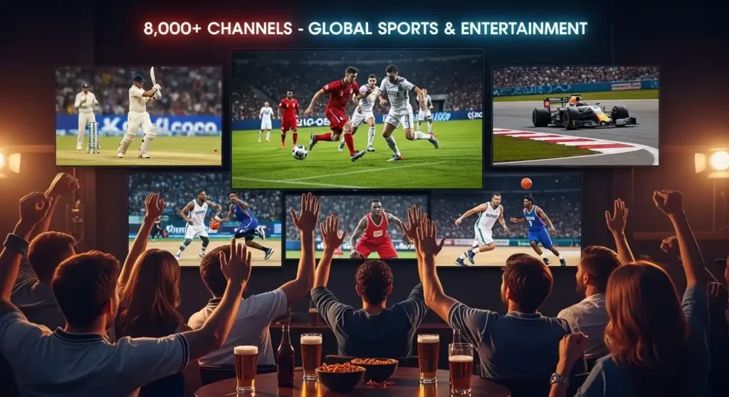Exclusive Sports & Entertainment Coverage Catchon TV IPTV