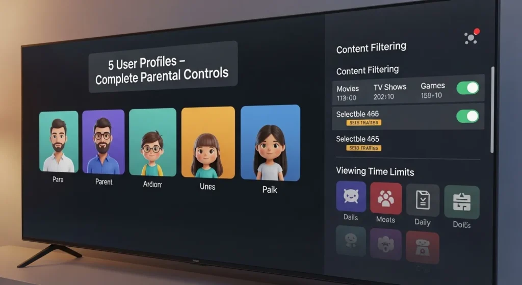 Family-Friendly Features & Multi-User Profiles CatchON TV IPTV
