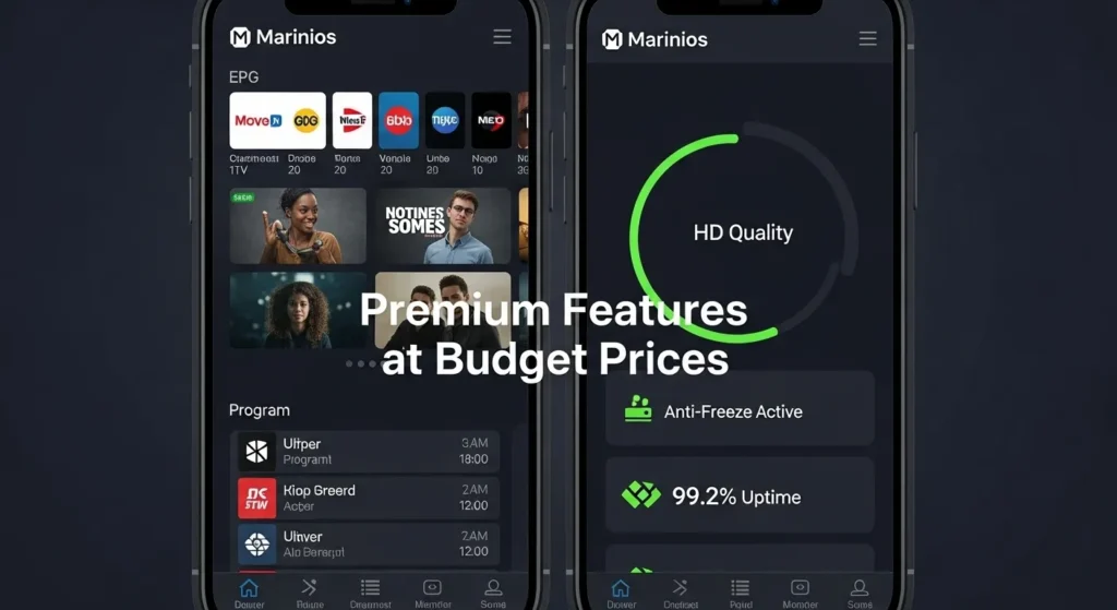 Features & Benefits Marinios IPTV