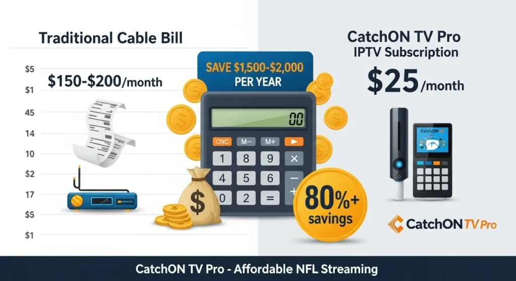 Massive Cost Savings That Add Up Quickly IPTV NFL