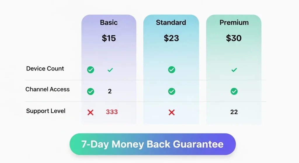 Pricing & Subscription Plans Marinios IPTV