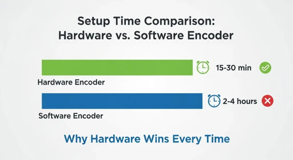 Setup Time & Efficiency HDMI Encoder IPTV