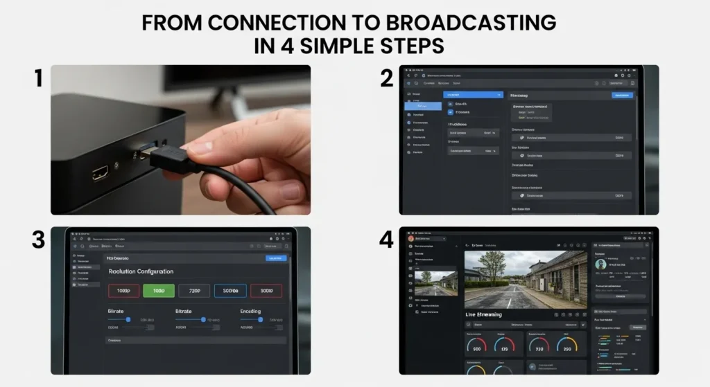 Step-by-Step Setup Instructions HDMI Encoder IPTV