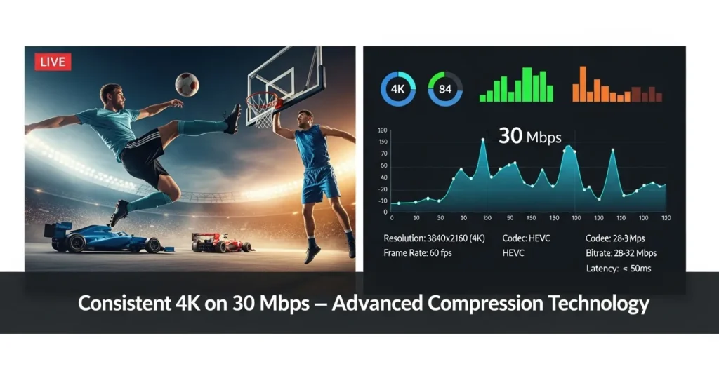 Superior 4K & HD Streaming Quality Catchon TV IPTV